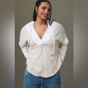 Pilcro Wharfside Hoodie Sweatshirt Two-Tone